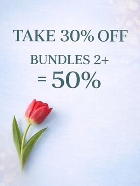 Take 30% Off Clothing, etc. 50% Off Bundles!  ❤️ for Offer!